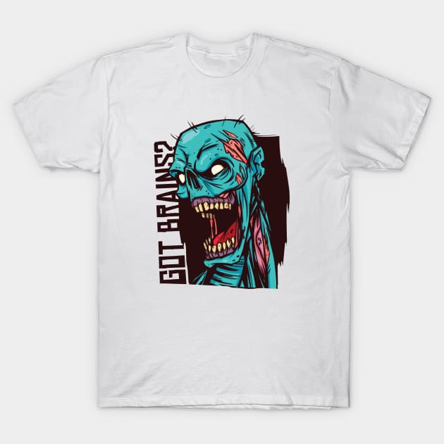 Halloween Zombie T-Shirt by LR_Collections